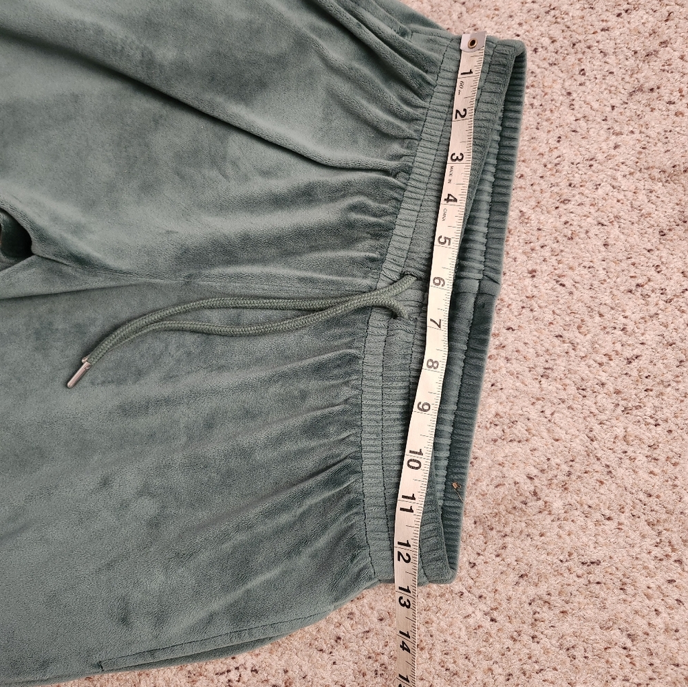 PINK green velvet pants - Picture 6 of 7